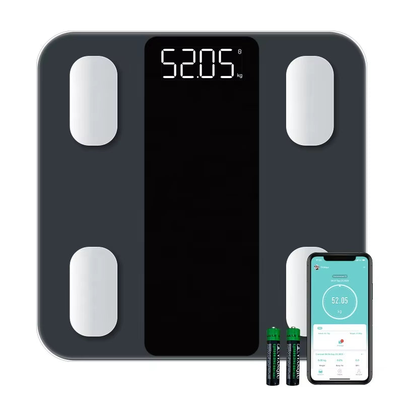 Welland Practical Electronic Body Fat Scale Best Priced 180Kg Capacity Floor LCD Display OEM Supported Glass Material
