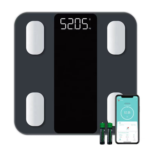 Welland Practical Electronic Body Fat Scale Best Priced 180Kg Capacity Floor LCD Display OEM Supported Glass Material