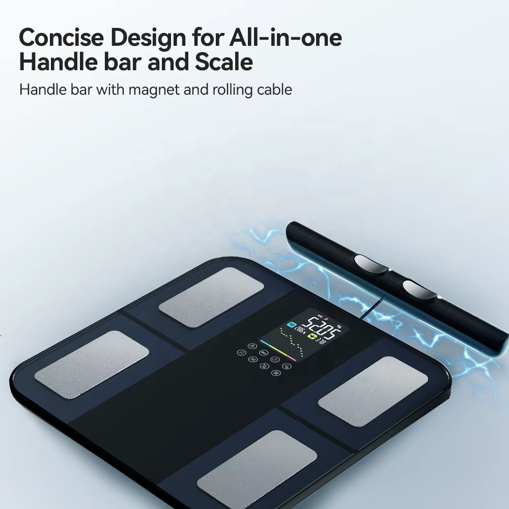 ITO Glass VA Screen Body Smart Fat Percentage Welland Original App Fitdays Electronic Weighing Digital Personal Scale